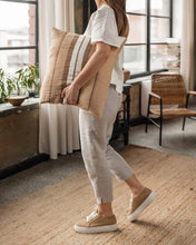 Load image into Gallery viewer, European Linen Pillowcases - French Stripe