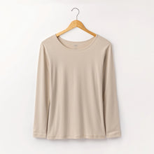 Load image into Gallery viewer, Organic Cotton Layering Tee- Pearl