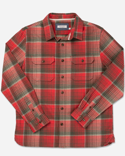 Flannel Utility Shirt in Autumn Taupe