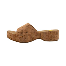 Load image into Gallery viewer, Bertha Platform Sandal- Cork