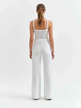 Load image into Gallery viewer, Far Out High Rise Wide Leg Jean w/ Seaming- Lamb