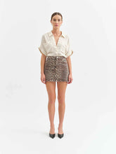Load image into Gallery viewer, Malibu Mini Skirt- Cool Cat