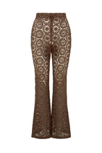 Load image into Gallery viewer, Helena Crochet Lace Bells in Chocolate