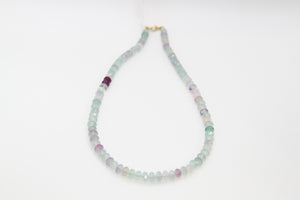 Chunky Faceted Fluorite Necklace