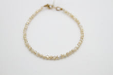 Load image into Gallery viewer, Faceted Mother of Pearl Gold Bracelet