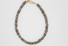 Load image into Gallery viewer, Labradorite Heishi Gold Bracelet
