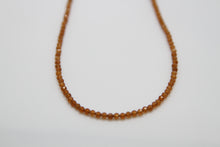 Load image into Gallery viewer, Citrine Faceted Gemstone Gold Necklace