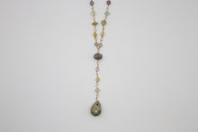 Load image into Gallery viewer, Ocean Treasure Pendulum Gold Lariat