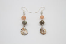 Load image into Gallery viewer, Setting Sun Silver Earrings