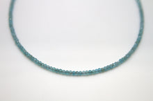 Load image into Gallery viewer, Apatite Faceted Gold Necklace