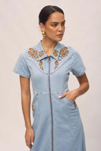 Load image into Gallery viewer, Bambi Midi Dress- Denim