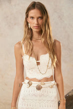 Load image into Gallery viewer, Lux Lisbon Lace Bustier- Vintage Cream