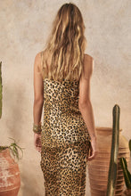 Load image into Gallery viewer, Samantha Bias Cami- Vintage Leopard