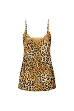 Load image into Gallery viewer, Samantha Bias Cami- Vintage Leopard
