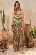 Load image into Gallery viewer, Samantha Bias Skirt- Vintage Leopard