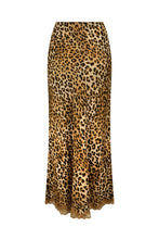 Load image into Gallery viewer, Samantha Bias Skirt- Vintage Leopard