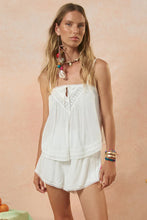 Load image into Gallery viewer, Hera Lace Crop- Salt