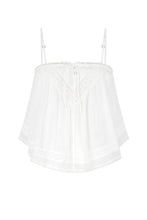 Load image into Gallery viewer, Hera Lace Crop- Salt