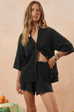 Load image into Gallery viewer, Rhodes Knit Shirt- Onyx