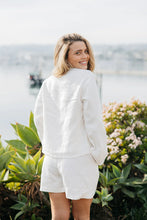 Load image into Gallery viewer, Keaton Tie Top- White