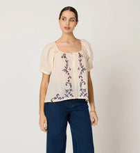 Load image into Gallery viewer, Adeline Blouse- Ivory