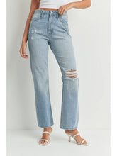 Load image into Gallery viewer, High Rise Long Straight Jean