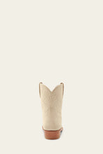 Load image into Gallery viewer, Billy Short Bootie- Ivory Embossed Floral