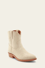 Load image into Gallery viewer, Billy Short Bootie- Ivory Embossed Floral