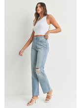 Load image into Gallery viewer, High Rise Long Straight Jean