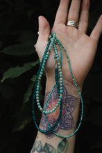 Load image into Gallery viewer, Amazonite Faceted Silver Necklace