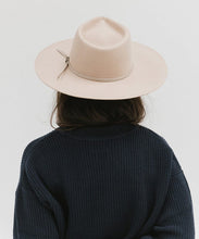 Load image into Gallery viewer, Emery Teardrop Fedora Cream Hat