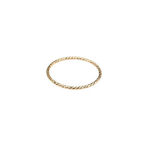 Gold Filled Sparkle Stacker Ring