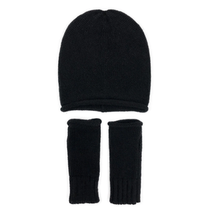 Black Essential Alpaca Gloves