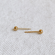 Load image into Gallery viewer, 14k Gold Filled 3.0mm Ball Stud Earrings
