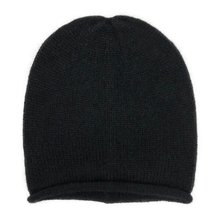 Load image into Gallery viewer, Black Essential Knit Alpaca Beanie