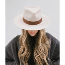 Load image into Gallery viewer, Miller Fedora Ivory Hat