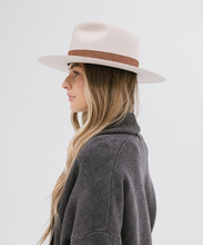 Load image into Gallery viewer, Miller Fedora Ivory Hat