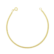 Load image into Gallery viewer, 18k Gold Filled 2.0mm Thickness Cuban Anklet