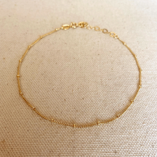 Load image into Gallery viewer, 18k Gold Filled Satellite Chain Anklet