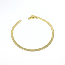 Load image into Gallery viewer, 18k Gold Filled 3.0mm Thickness Herringbone Anklet