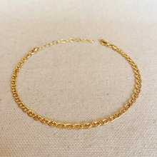 Load image into Gallery viewer, 18k Gold Filled Detailed Mariner Anklet