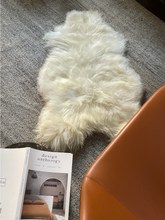 Load image into Gallery viewer, White Icelandic Sheepskin Throw Rug