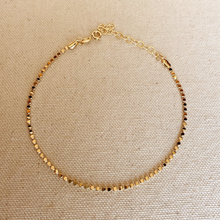 Load image into Gallery viewer, 18k Gold Filled 2.0mm Flat Ball Chain Anklet