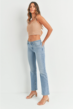 Load image into Gallery viewer, Low Rise Vintage Slim Bootcut Jean
