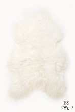 Load image into Gallery viewer, White Icelandic Sheepskin Throw Rug