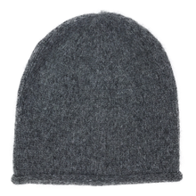Load image into Gallery viewer, Charcoal Essential Knit Alpaca Beanie