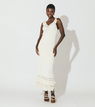 Load image into Gallery viewer, Janis Hand Crochet Midi Dress