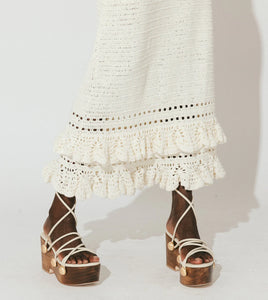Janis Hand Crochet Midi Dress