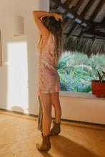 Load image into Gallery viewer, Trippy Mini Dress- Pink Bloom