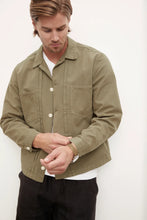 Load image into Gallery viewer, Flannery Sanded Twill Jacket- Gravel